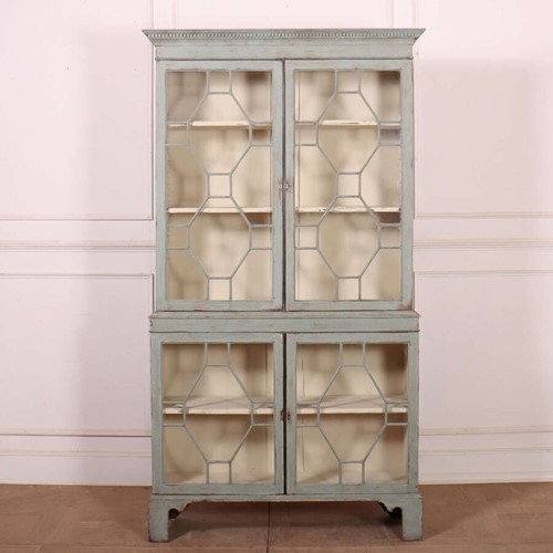 English Glazed Bookcase/ Display Cabinet