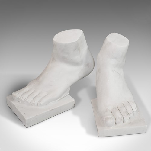 'Strictly 2 Left Feet' Pair Of, Vintage, Ornament, Bookends, Marble, Decorative