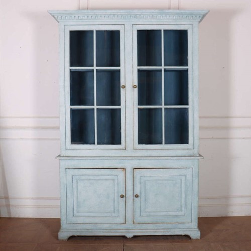 French Glazed Kitchen Cupboard/ Bookcase
