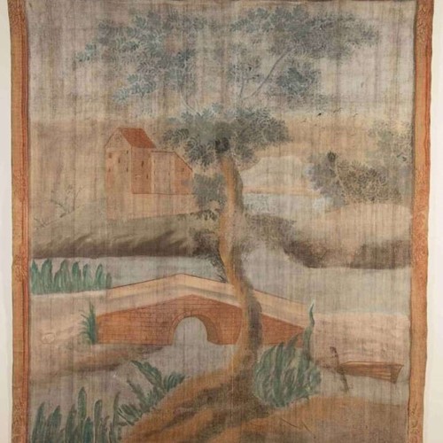 Early 19th Century Swedish Toile Peinte