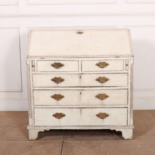 English Painted Bureau / Secretaire
