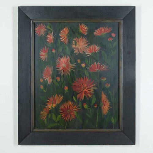 Still Life Study Of Cactus Dahlia