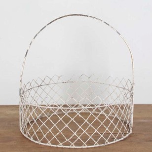 Pair Of 20Th Century Wirework Garde...