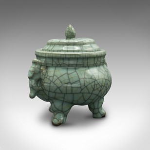 Vintage Oriental Censer, Chinese, C...