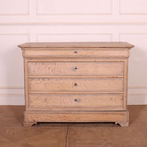 French Bleached Oak Commode