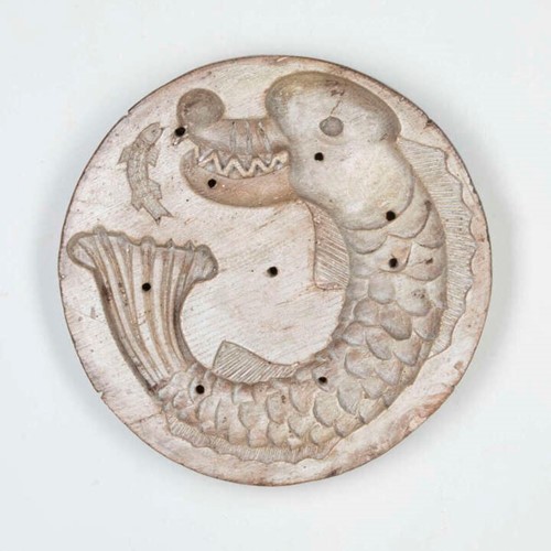 Large C19th Cheese Mould in the form of a Dolphin