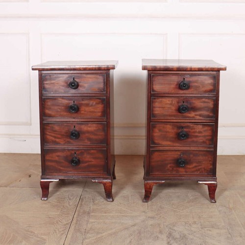 Pair of English Bedside Tables