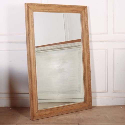 Large Carved Pine Mirror