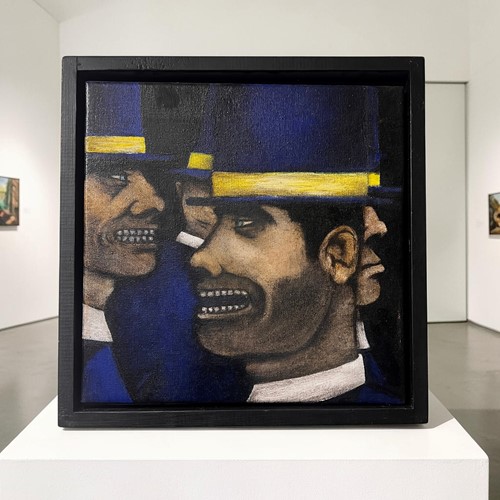 Peter Kennelly, The Stovepipists (1989) – Oil On Canvas
