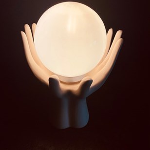 French Plaster Table Lamp
