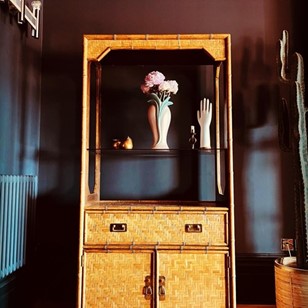 American Palm Wood Cabinet By Dixie...