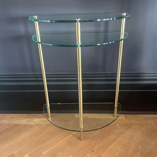 Italian Demi Lune Console/Side Table