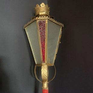 Rare, Spanish Processional Floor La...