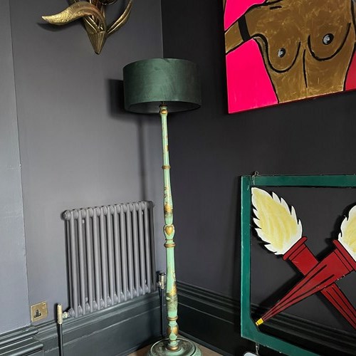 Vintage Chinoiserie Standard Lamp