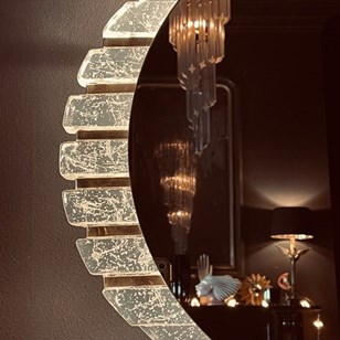 Backlit Mirror By Hillebrand, Germa...