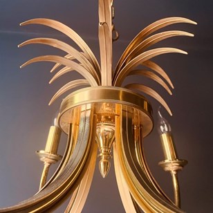 Large Pineapple Chandelier By S A B...