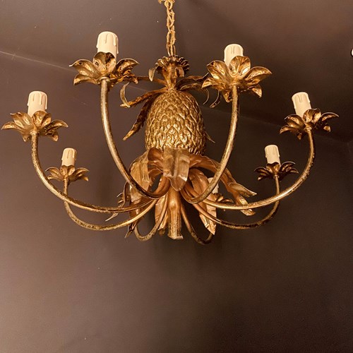 Mid Century Italian Pineapple Chandelier