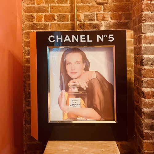 Rare Chanel No5 Backlit Shop Display