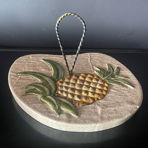 Vintage French Cheese Plate By Vallauris