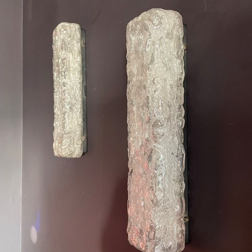 Pair Of Wall Lights By Limburg Glashütte