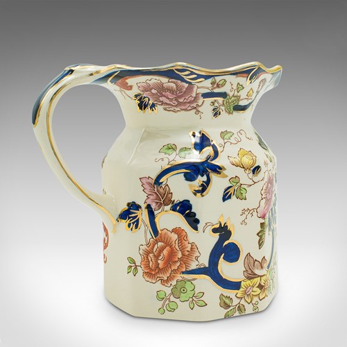Vintage Custard Jug, English, Ceramic, Pouring, Serving, Pot, Late 20th Century