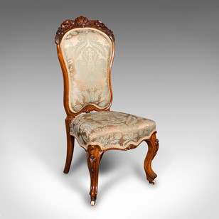 Antique Drawing Room Chair, English...