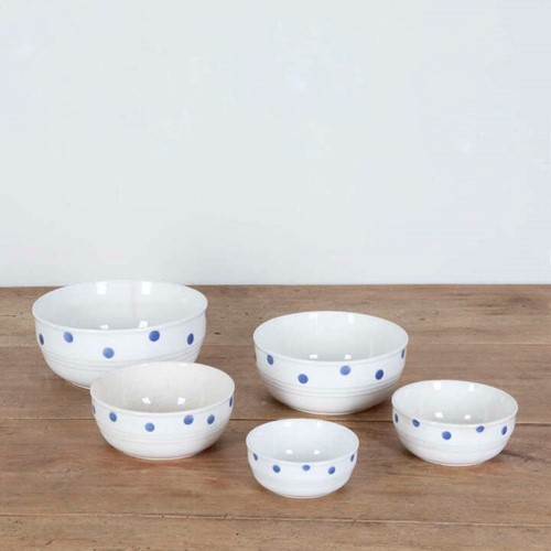 Set Of Mid-Century Czechoslovakian Serving Bowls