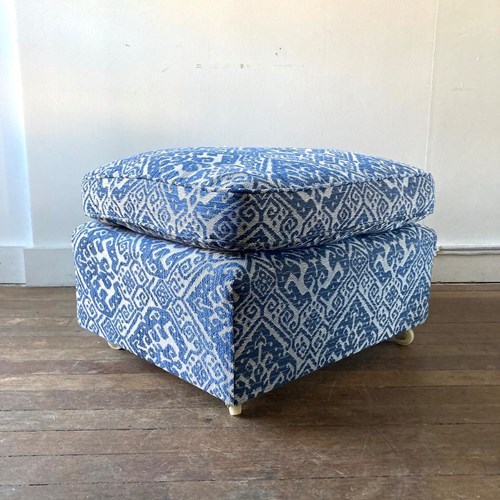 Blue Pouffe