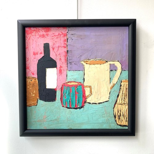 Wine And Jugs Painting