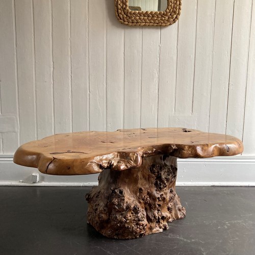 Naturalistic Burr Elm Coffee Table