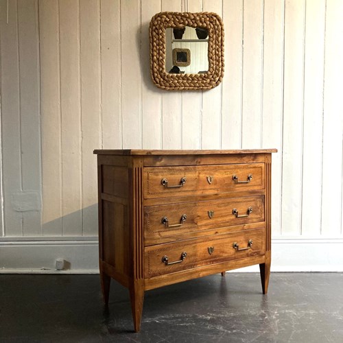 Inlaid Walnut Commode