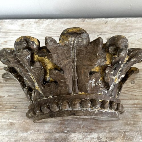 18Th Century Carved Crown