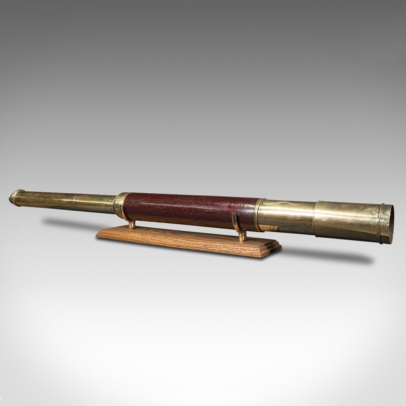 Antique Day or Night Telescope, English, Terrestrial, Henry Ward