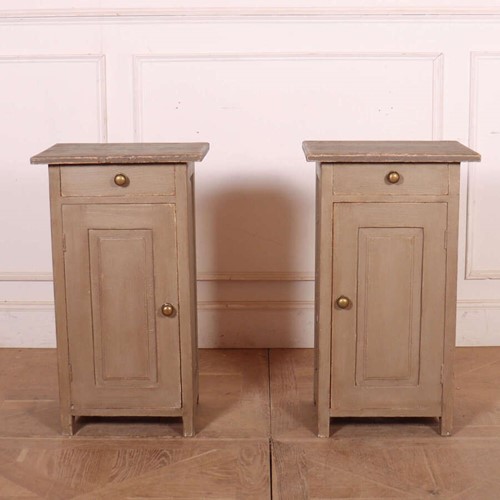 Pair of English Bedside Tables