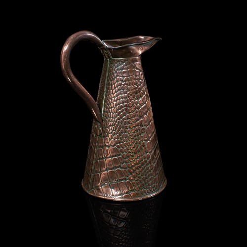 Antique Serving Ewer, English, Copper, Jug, Decorative, Arts & Crafts, Victorian