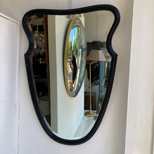 Ebonised Shell Miiror