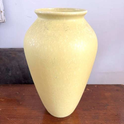 Yellow Ceramic Vase