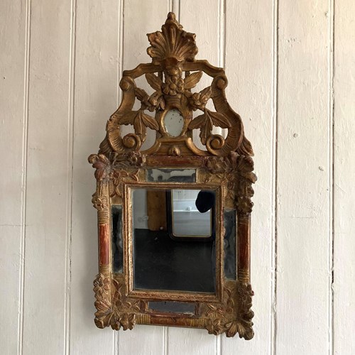 18Th Century Giltwood Mirror
