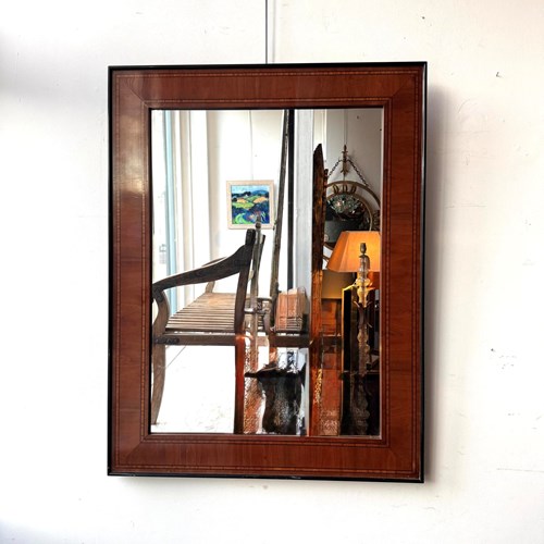 Inlaid Mahogany Mirror
