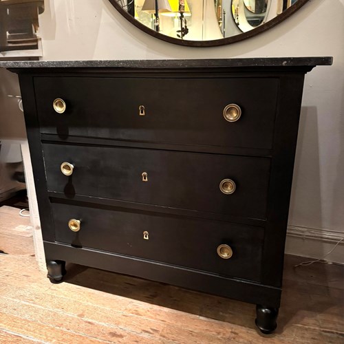 Ebonised Commode