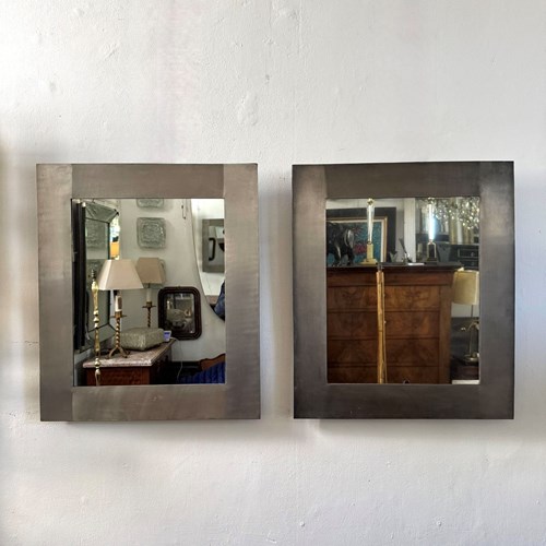 Italian Metal Framed Mirrors