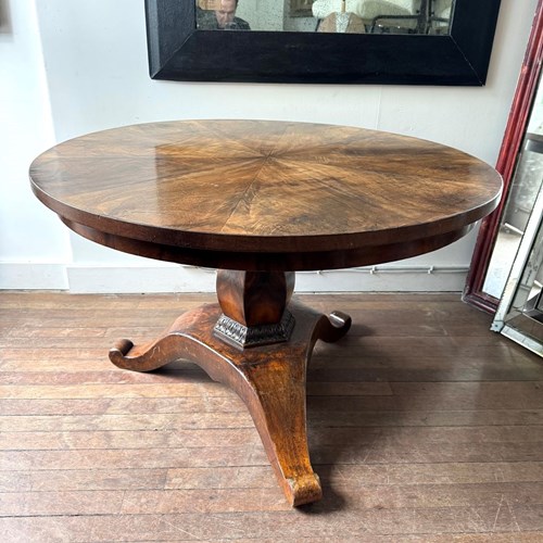 19Th Century French Walnut Centre Table