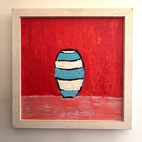 Blue And White Pot
