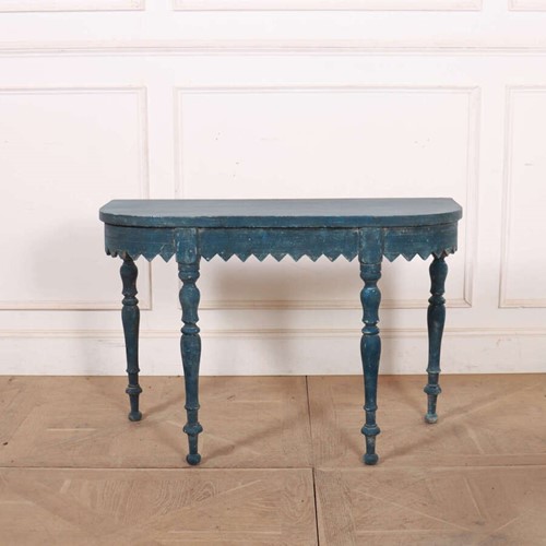 Small English Bow End Console Table