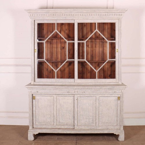 English Glazed Kitchen Cabinet