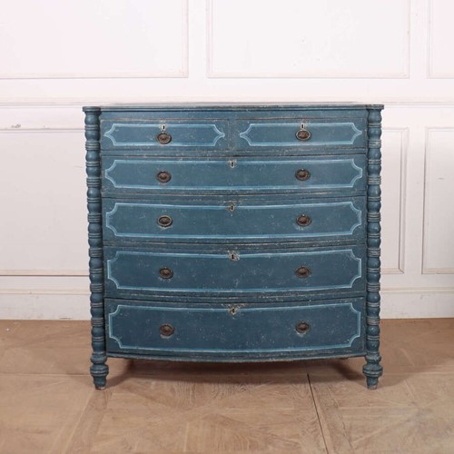 English Bowfront Chest of Drawers