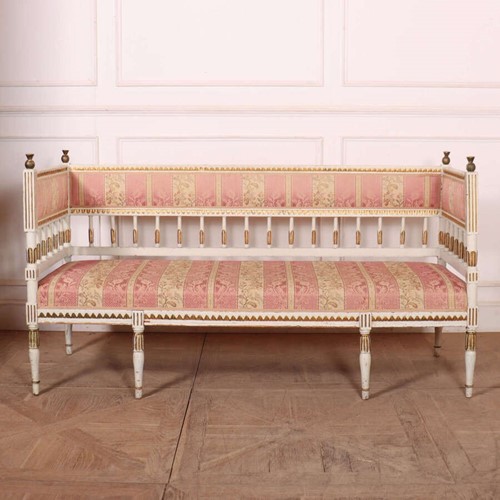 Swedish Painted Settle/ Bench
