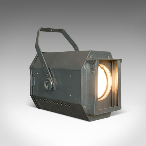 Large Vintage Theatre Lamp, Strand Electric, English, Steel, Circa 1950