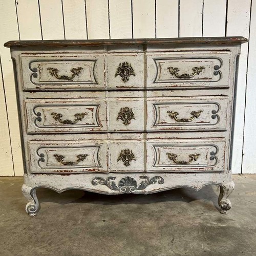 Early 20Th Century French Painted Commode