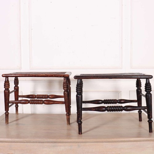 Pair of English Luggage Stands